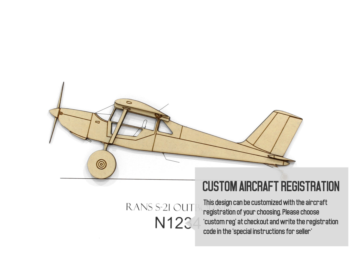 Rans S-21 Outbound aviation art