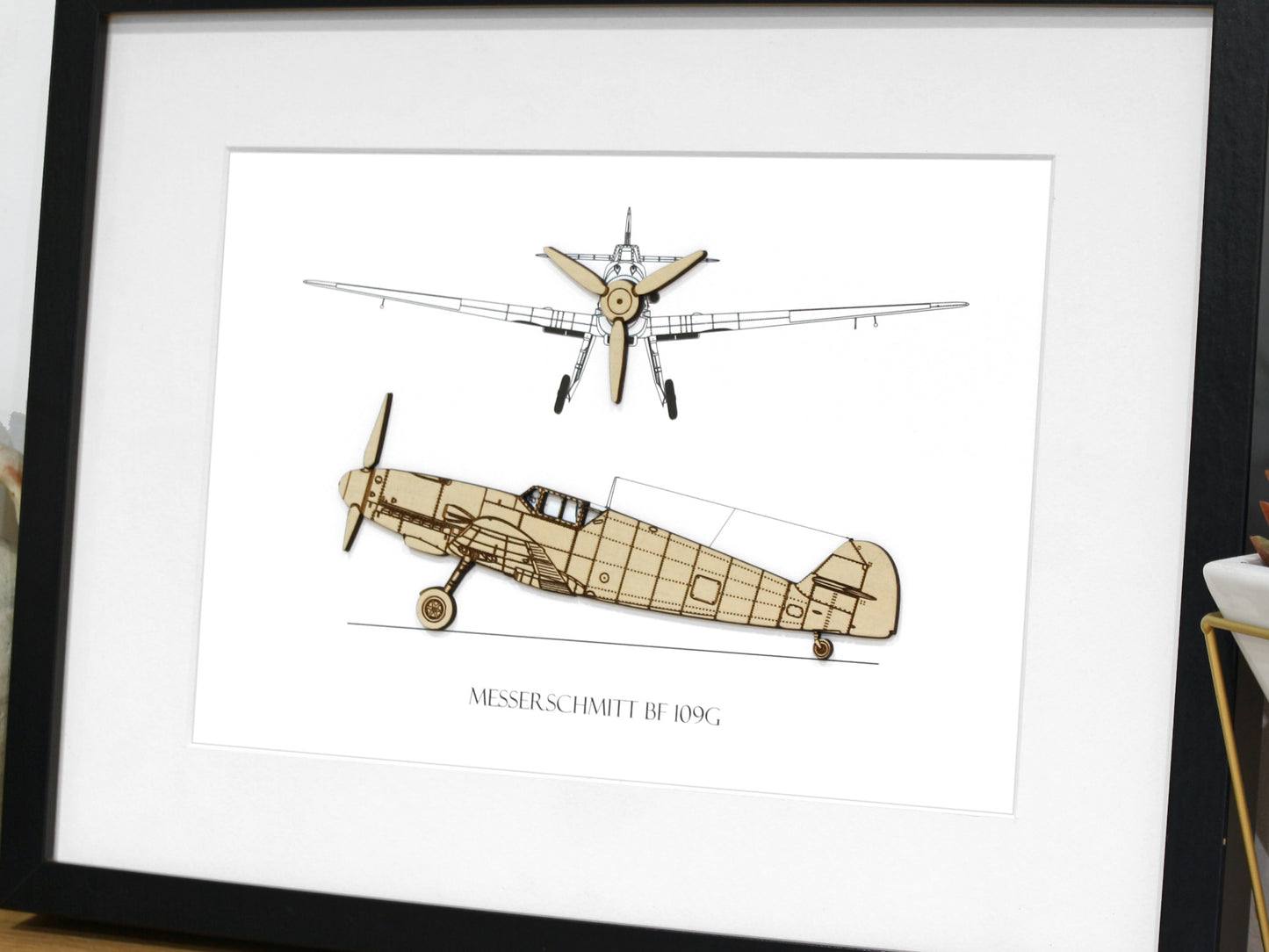 Messerschmitt BF 109 aviation art