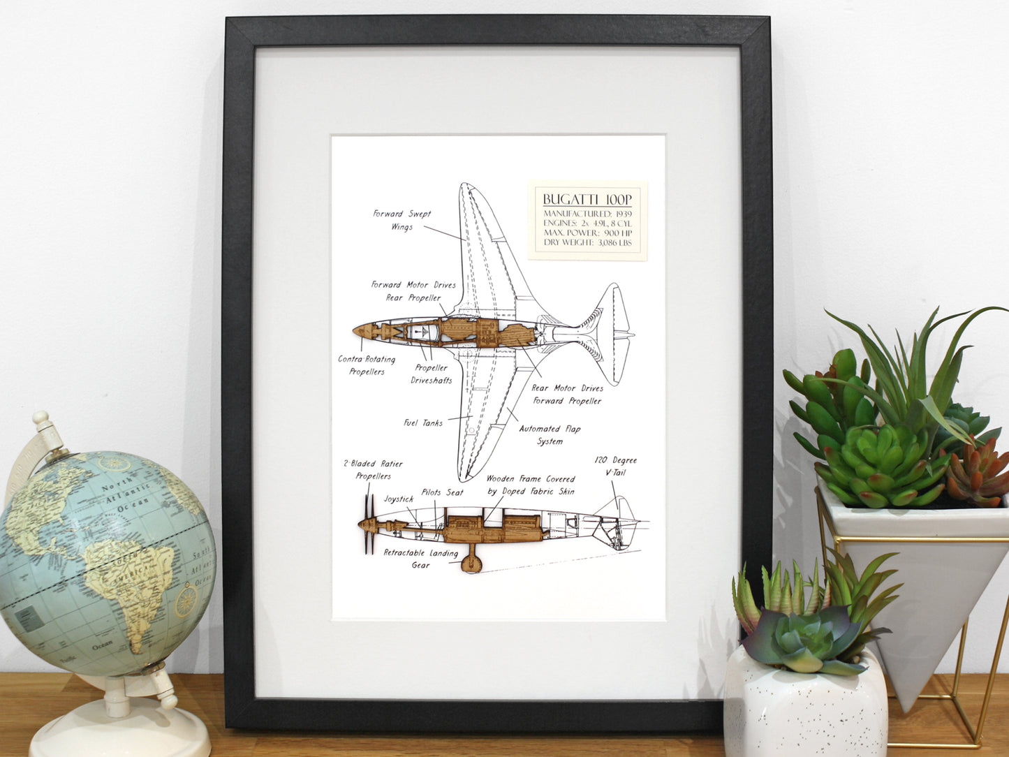 Bugatti 100P aviation gift