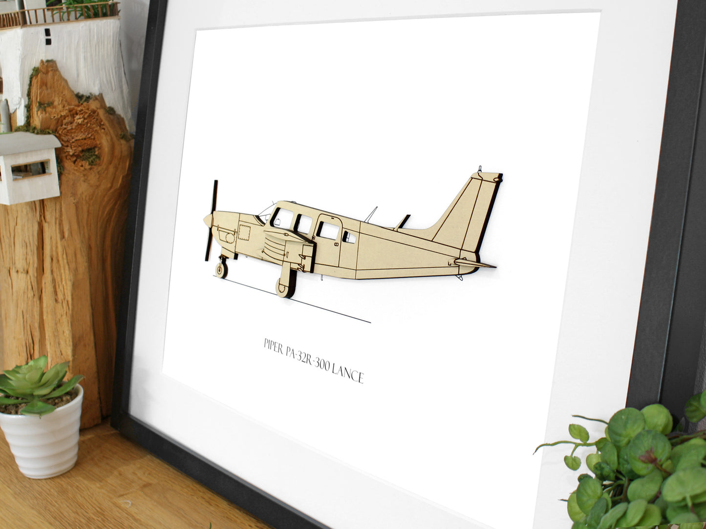 Piper PA-32R-300 Lance blueprint art