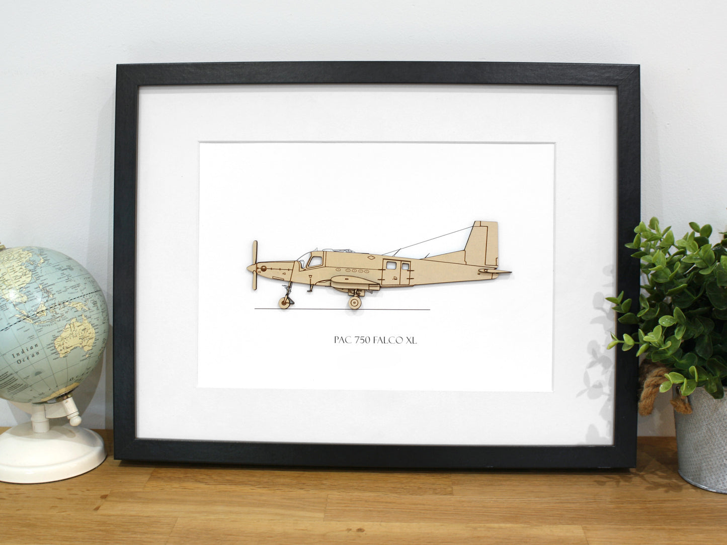 PAC 750 Falco XL aviation art