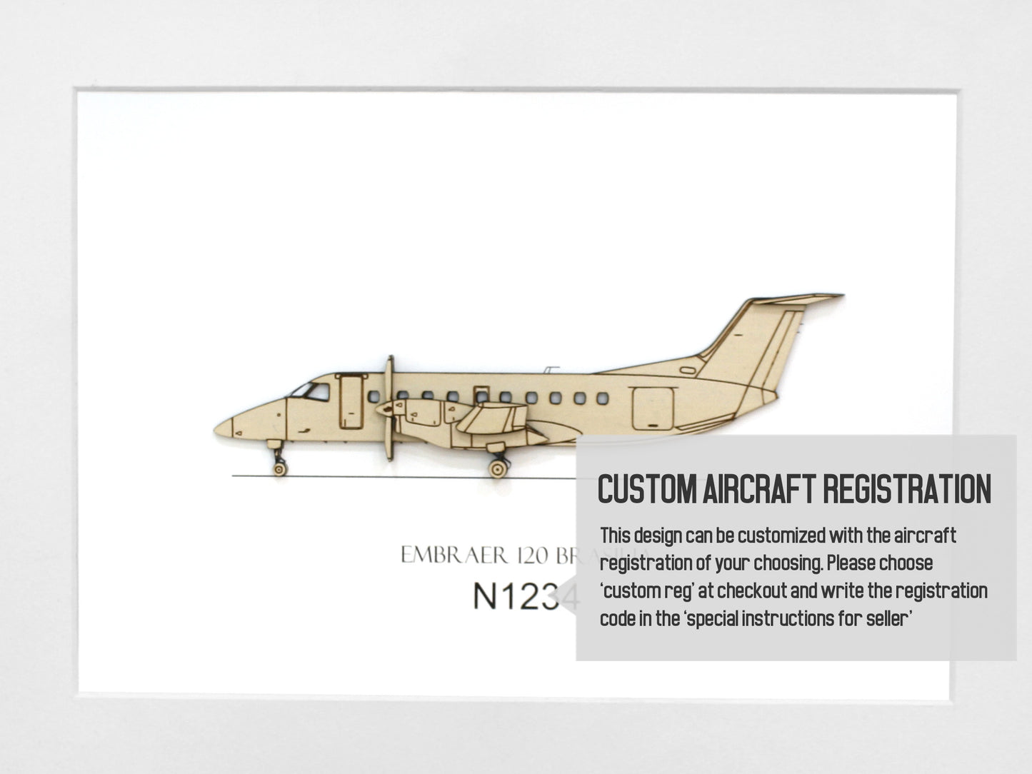 Embraer 120 Brasilia custom aviation gifts