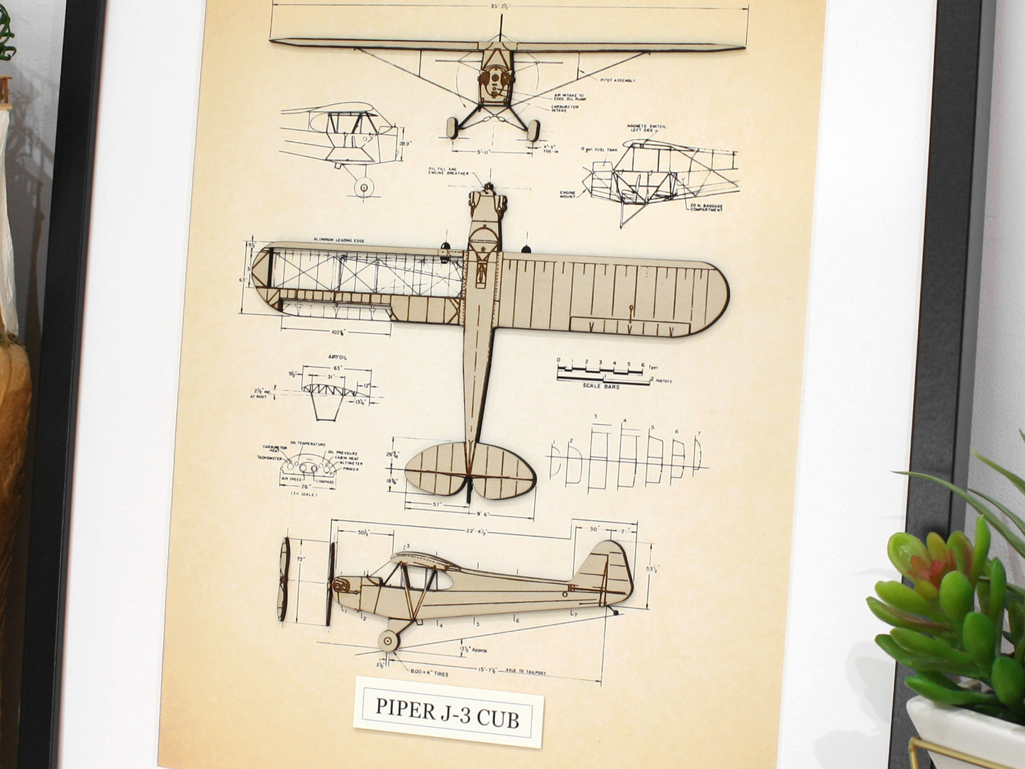 Piper J3 Cub aviation gifts