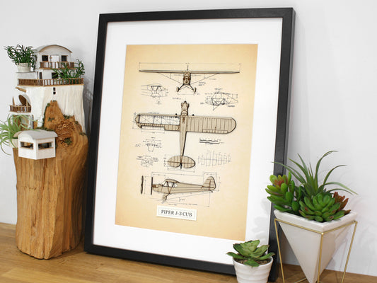 Piper J3 pilot gifts