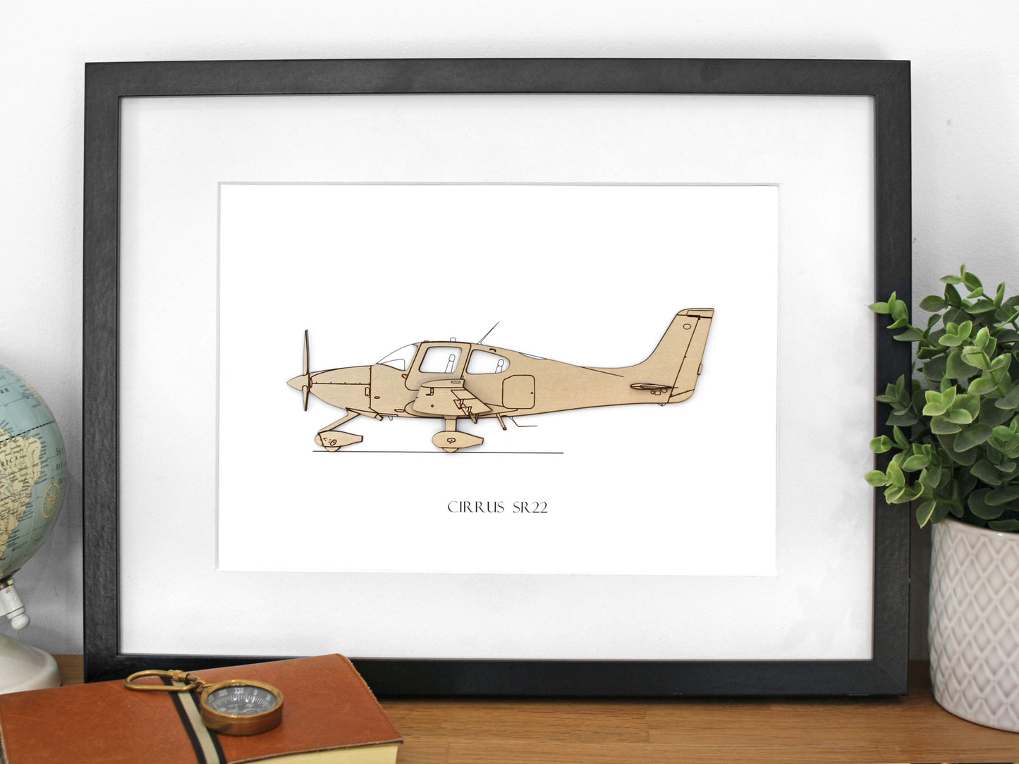 Cirrus SR22 aviation art