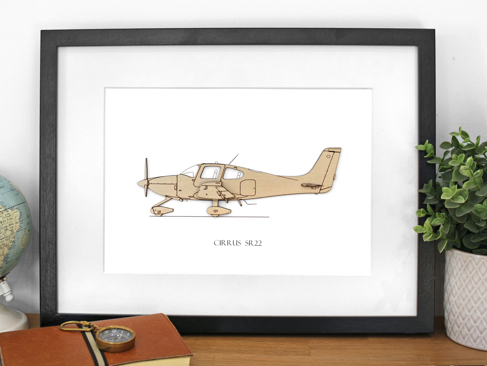Cirrus SR22 aviation art