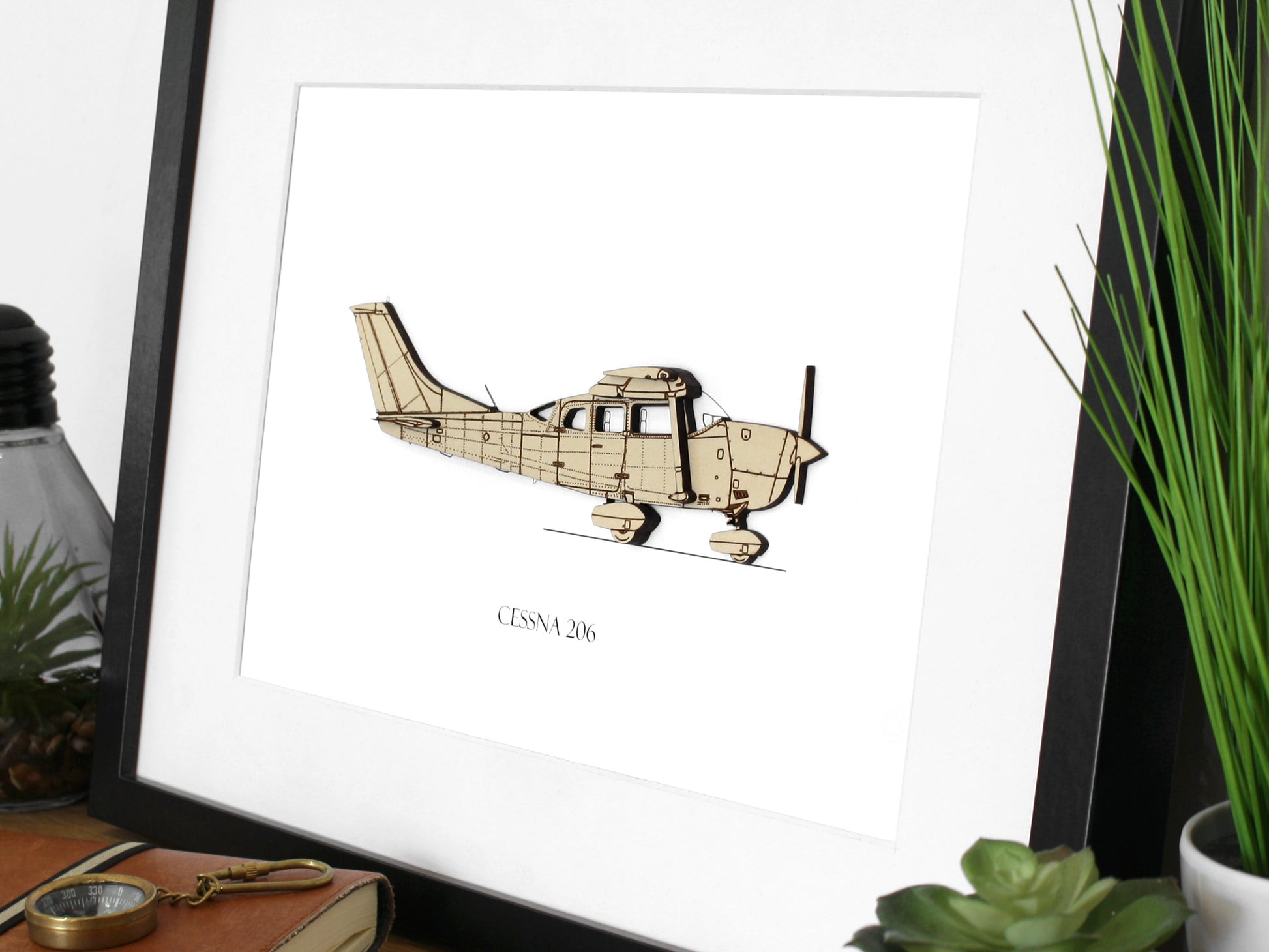 Cessna 206 Stationair aviation art