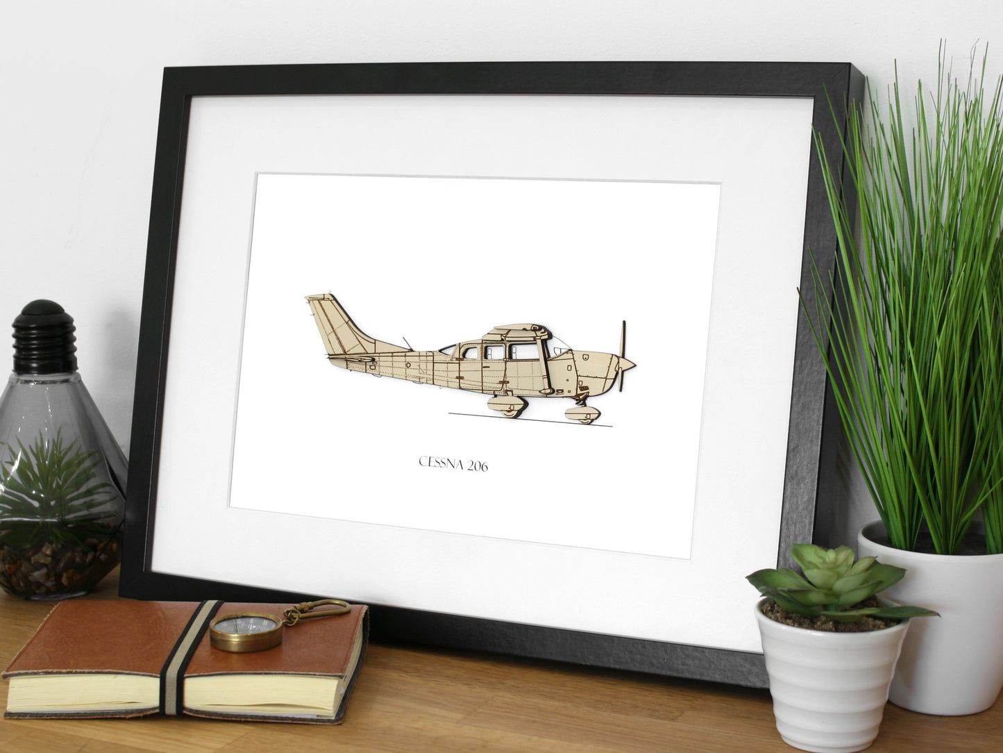 Cessna 206 Stationair aviation art