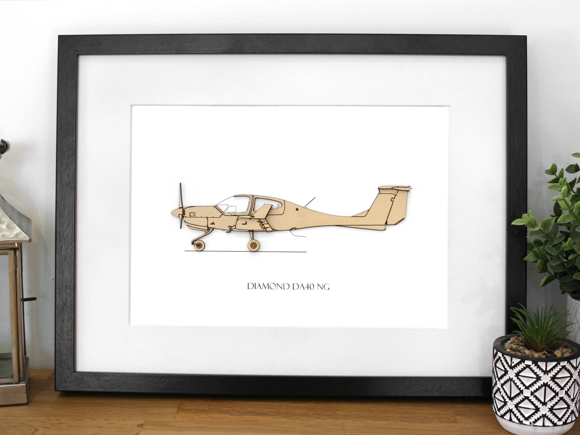 Diamond DA40 NG aviation art