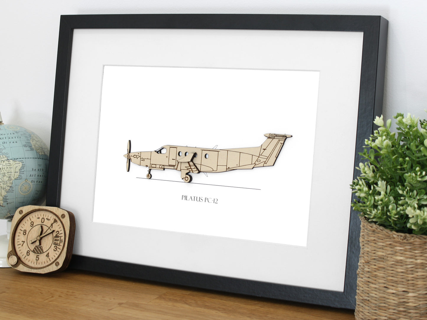 Pilatus PC-12 blueprint art