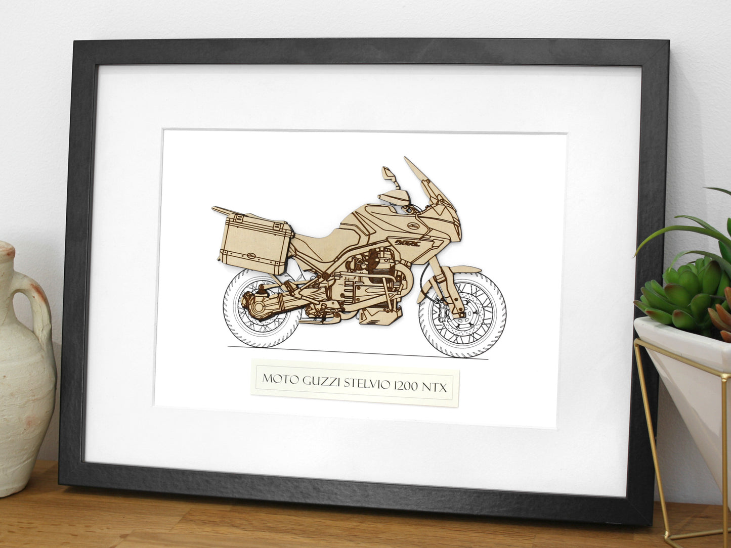 Moto Guzzi Stelvio 1200 NTX motorcycle art