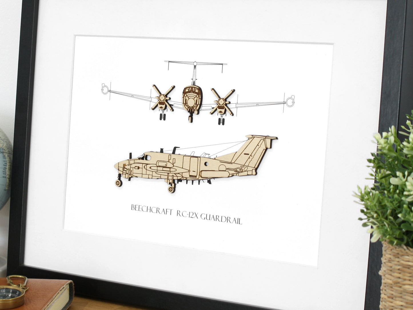 Beechcraft RC-12X Guardrail aviation gifts