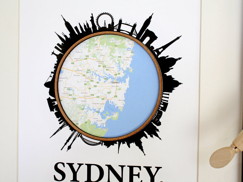 custom city map art