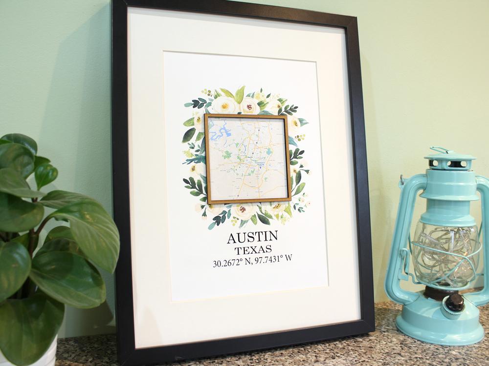 custom map gift