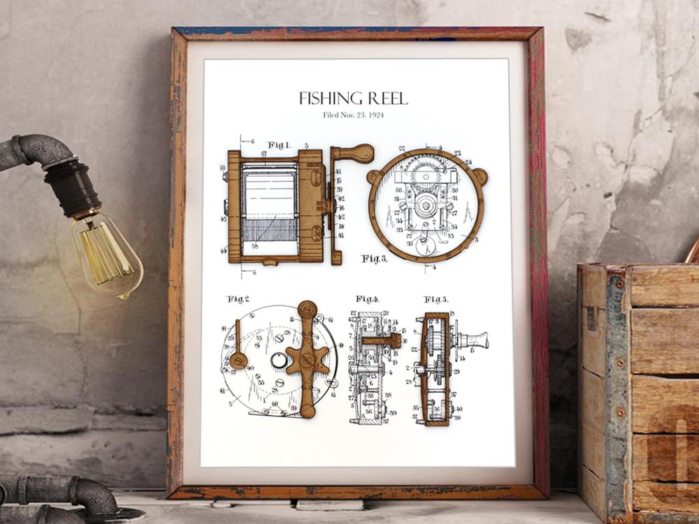 lake home decor, fishing gift