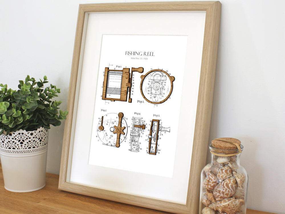 fishing art, fishing home decor