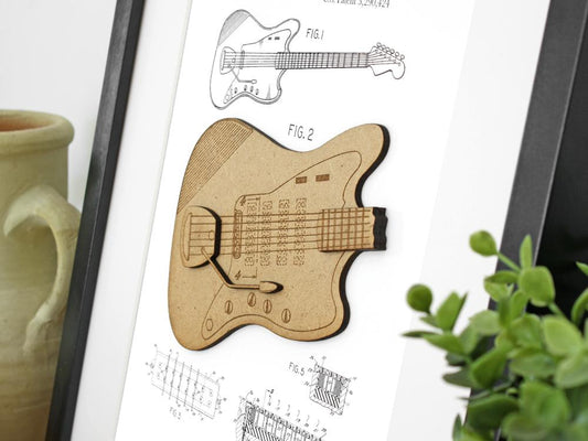 electric guitar home decor