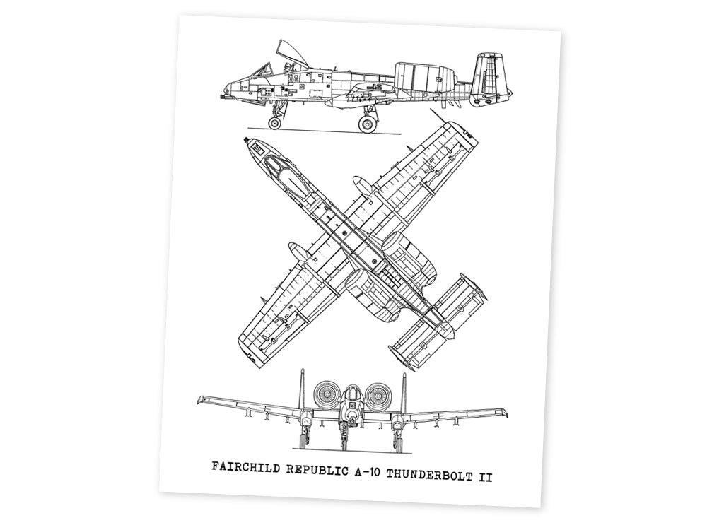 A-10 Thunderbolt II art print