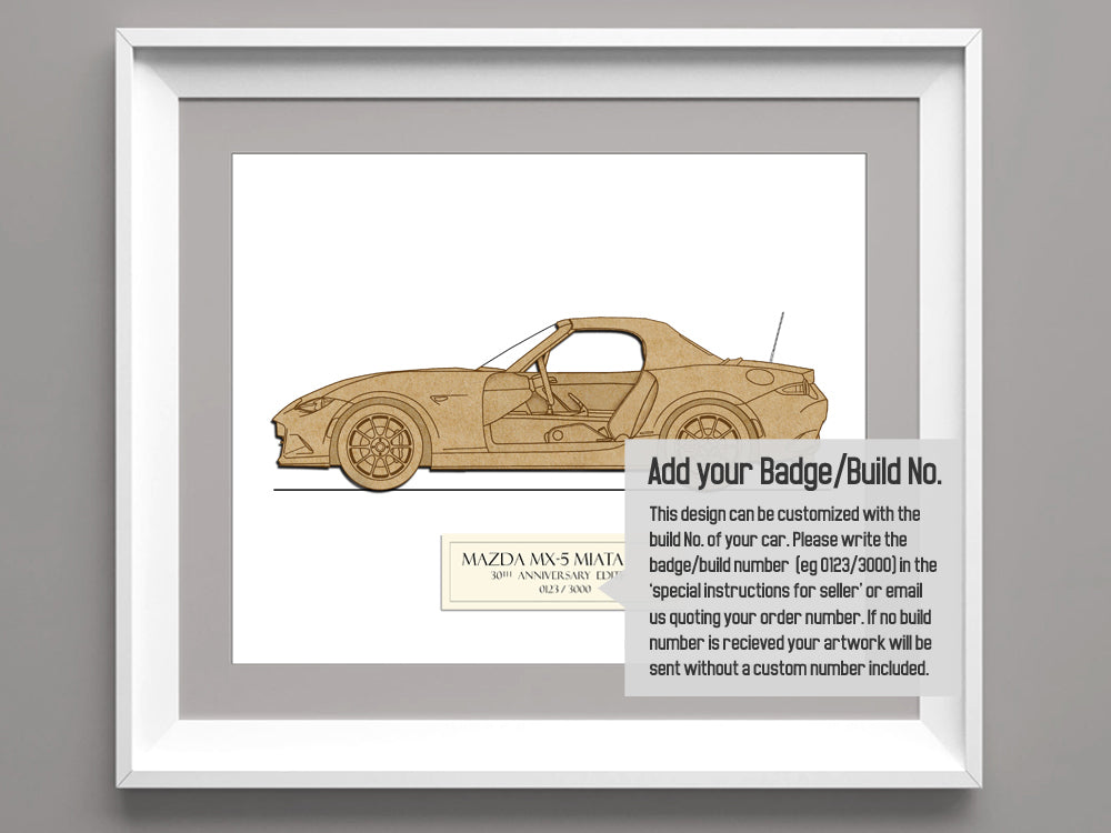 Mazda MX-5 Miata ND 30th Anniversary Edition Art