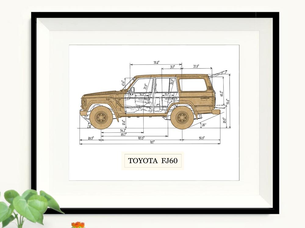 Toyota FJ60 Art