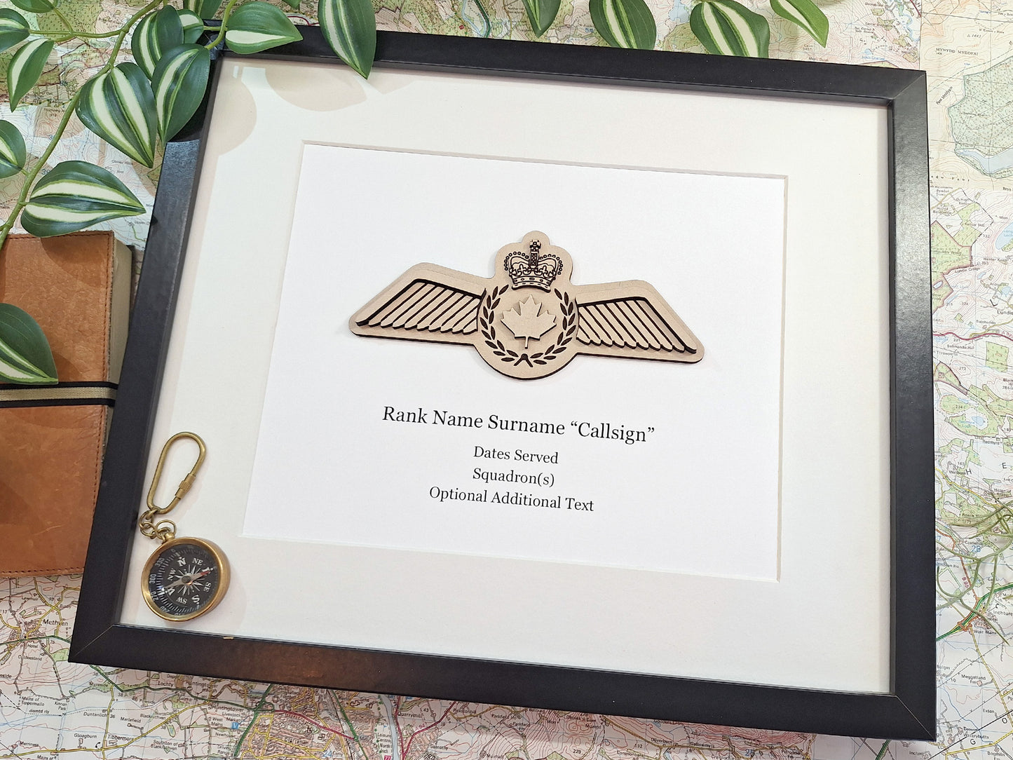 Royal Canadian Air Force pilot wings artwork