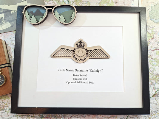 Royal Canadian Air Force pilot wings artwork