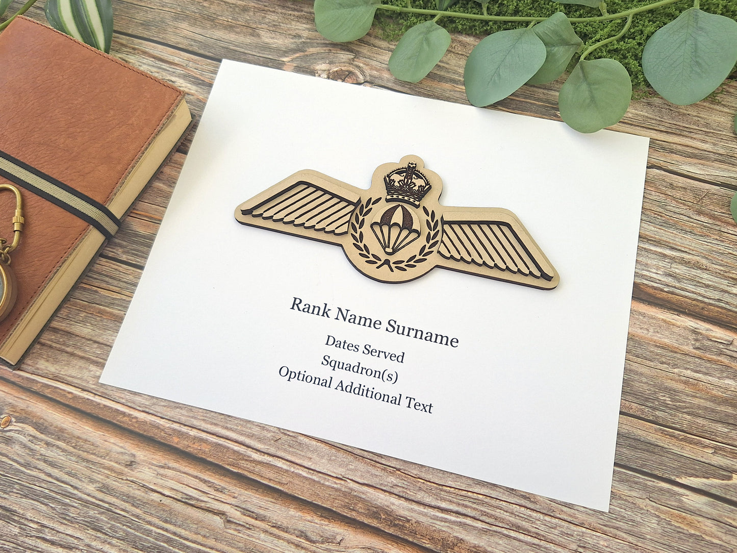 RCAF SAR Wings  wood art