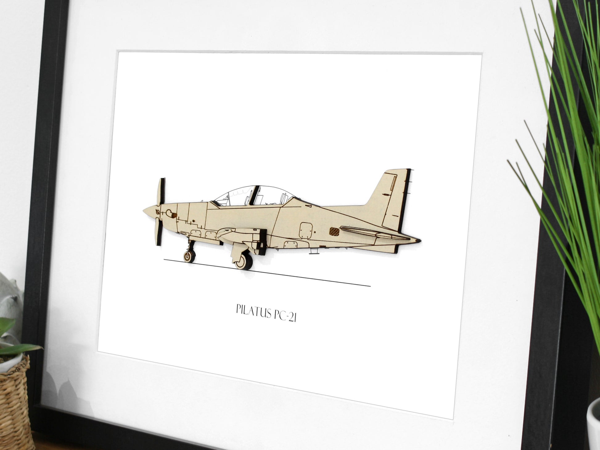 Pilatus PC-21 aviation art