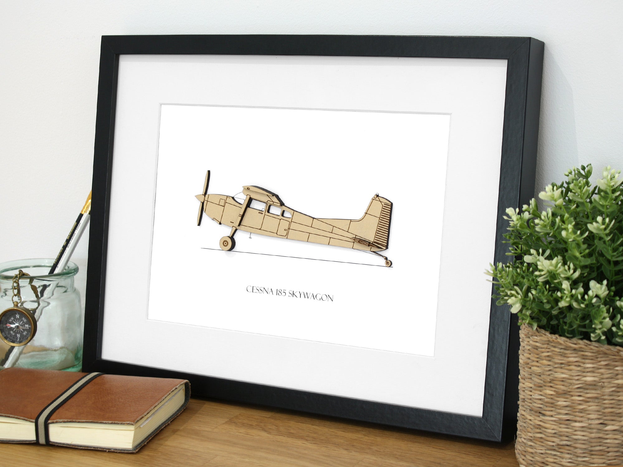 Cessna 185 Skywagon | Aviation Art | Laser Cut Gifts & Art – Simply Cut Art