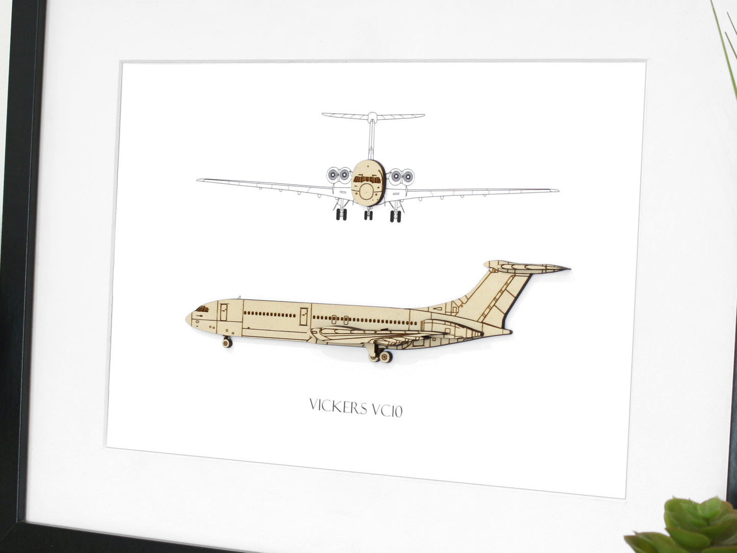 Vickers VC10 aviation art
