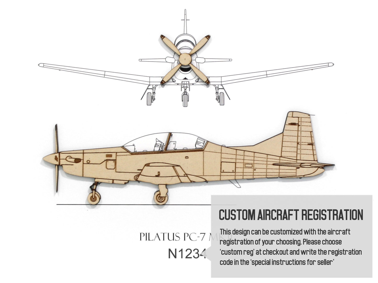 Pilatus PC-7 MKII custom aviation gifts