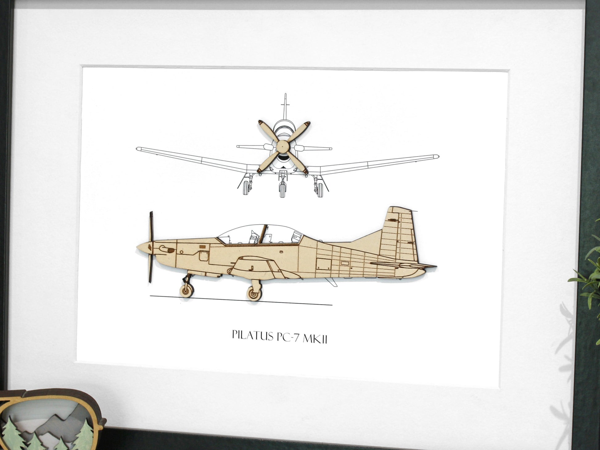 Pilatus PC-7 MKII aviation art
