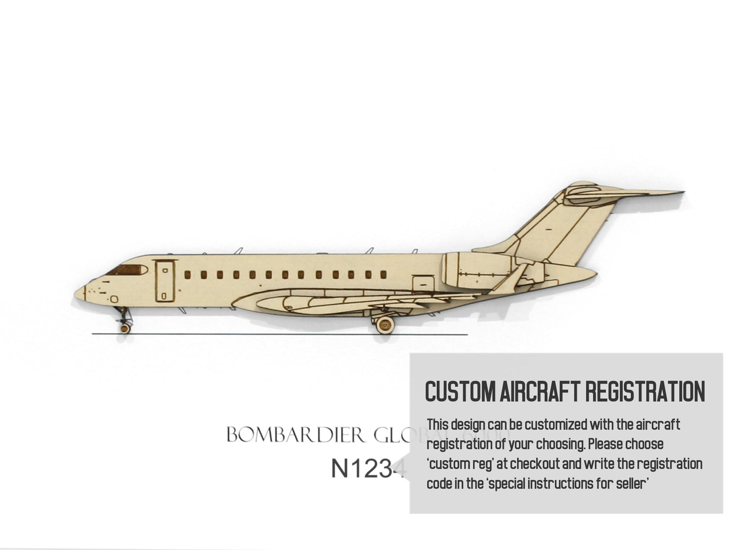 Bombardier Global 6000 aviation art