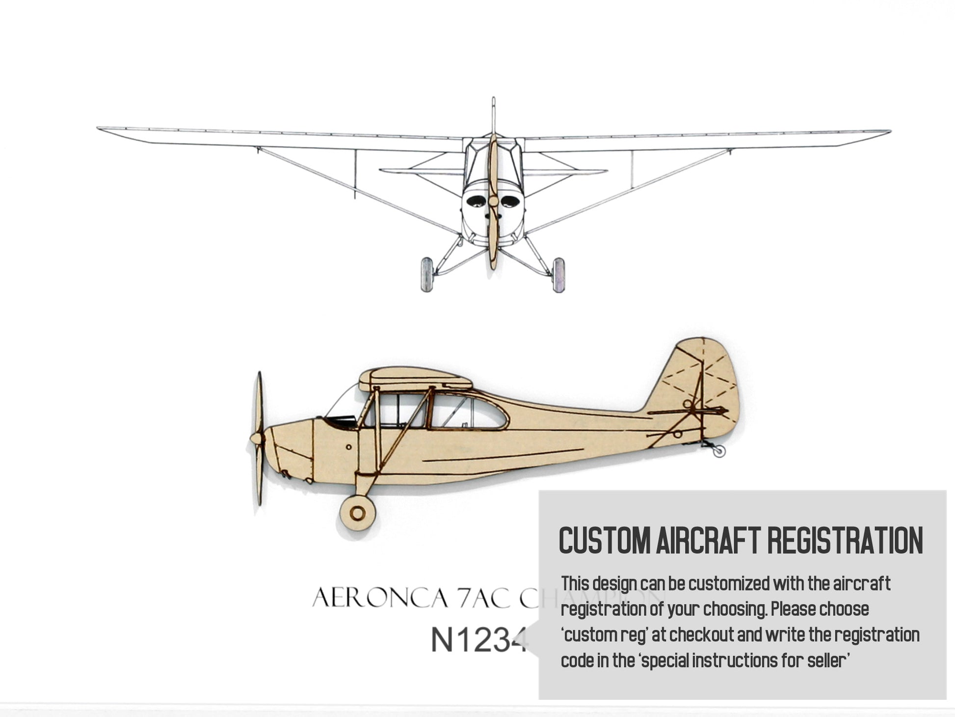 Aeronca 7AC Champion aviation gifts