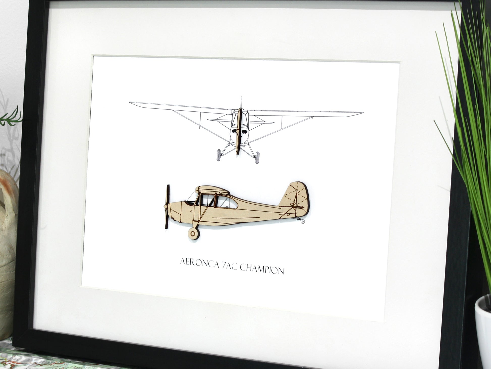 Aeronca 7AC Champ aviation art