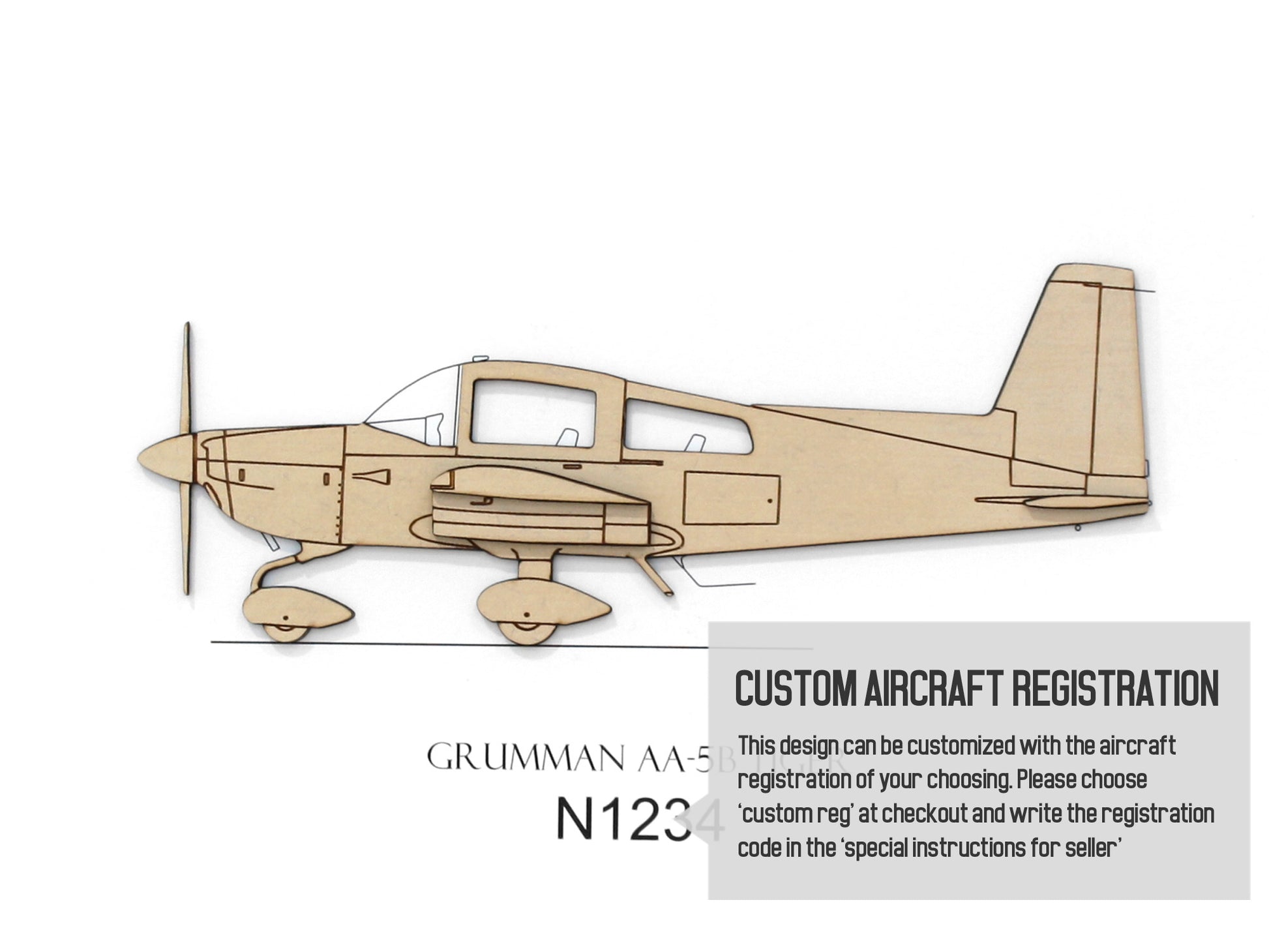 Grumman AA-5B-Tiger custom pilot gifts
