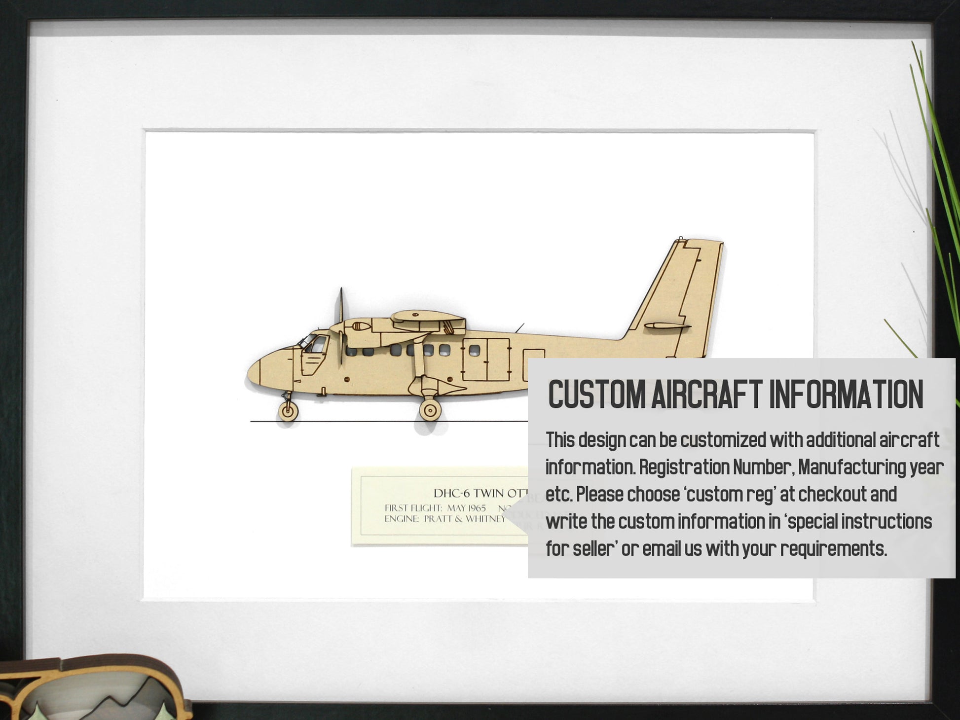 DHC-6 Twin Otter 100 short nose pilot gifts
