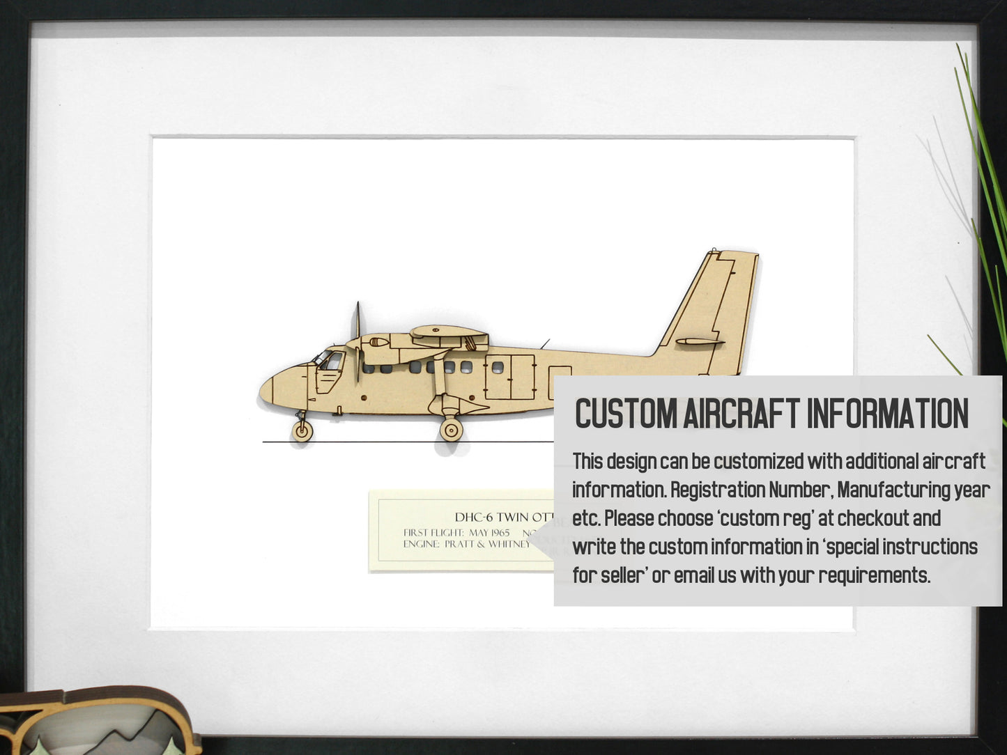 DHC-6 Twin Otter 100 short nose pilot gifts
