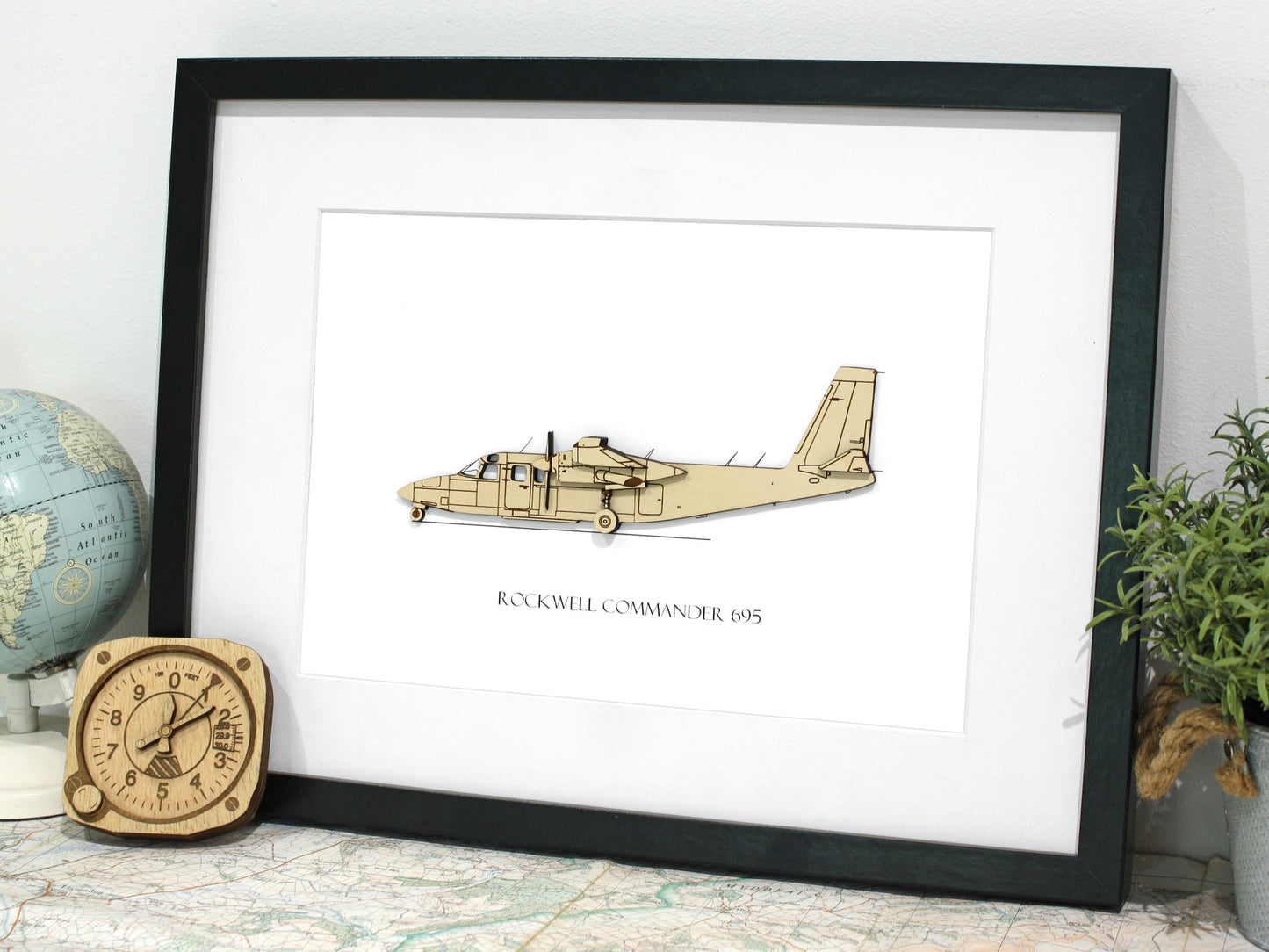 Rockwell Commander 695 aviation gifts