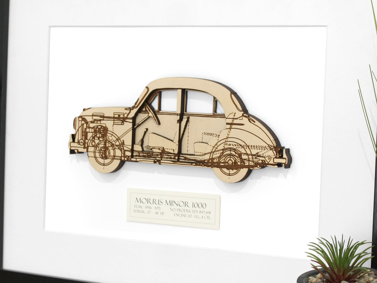 Morris Minor 1000 car art