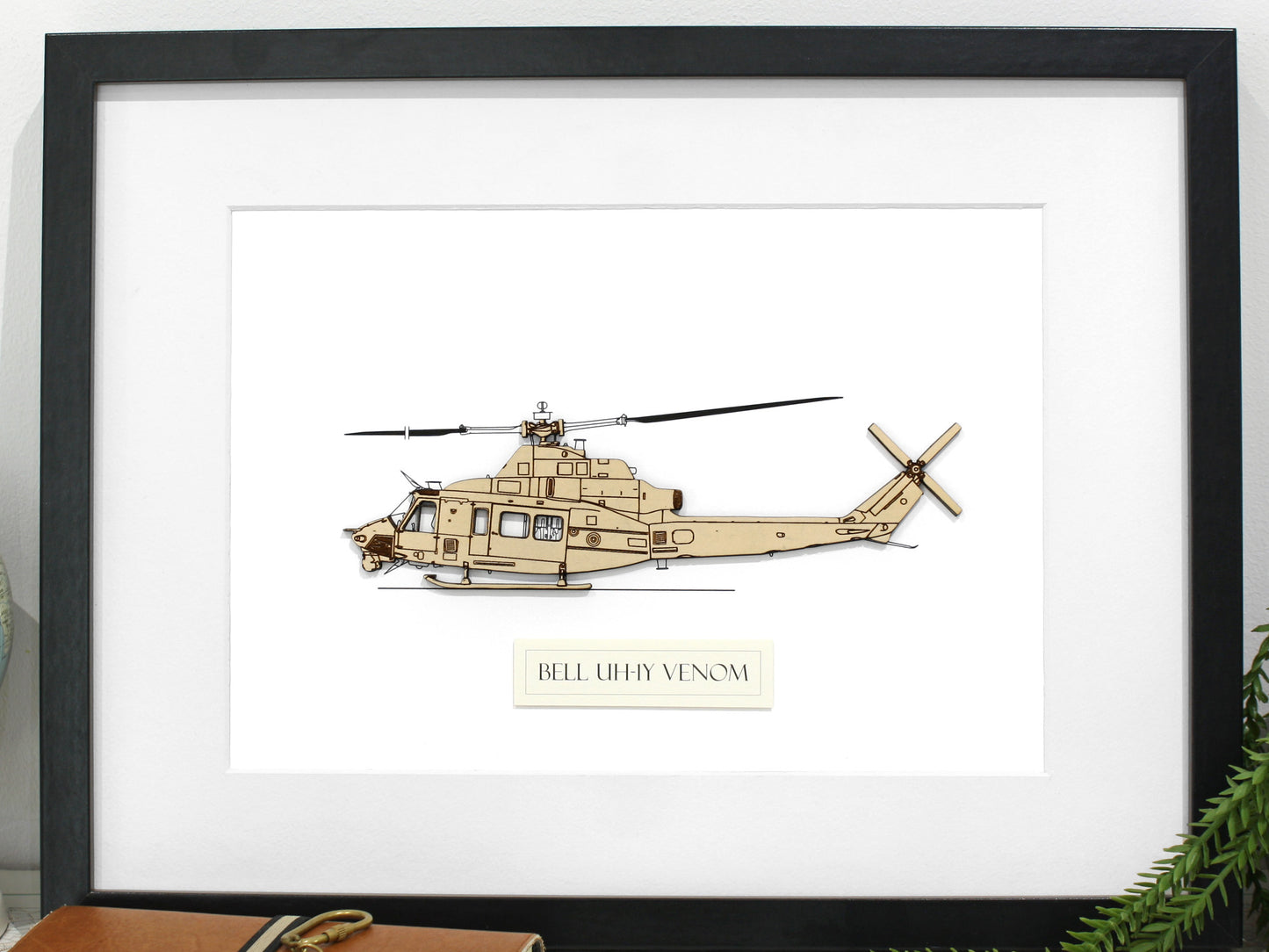 Bell UH-1Y Venom helicopter art