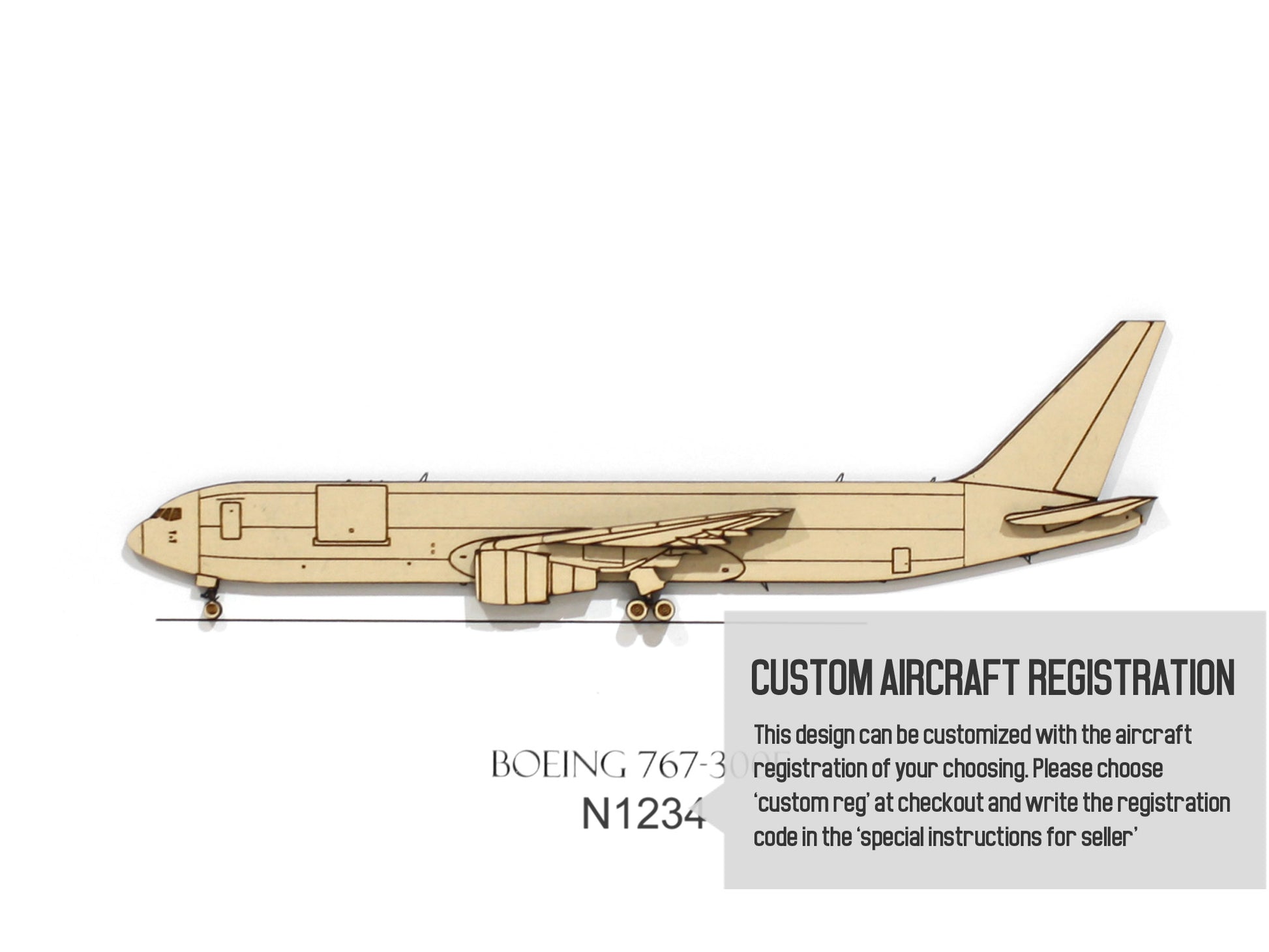 Boeing 767-300F custom aviation gifts