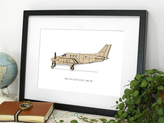 Beechcraft King Air 90 airplane gifts