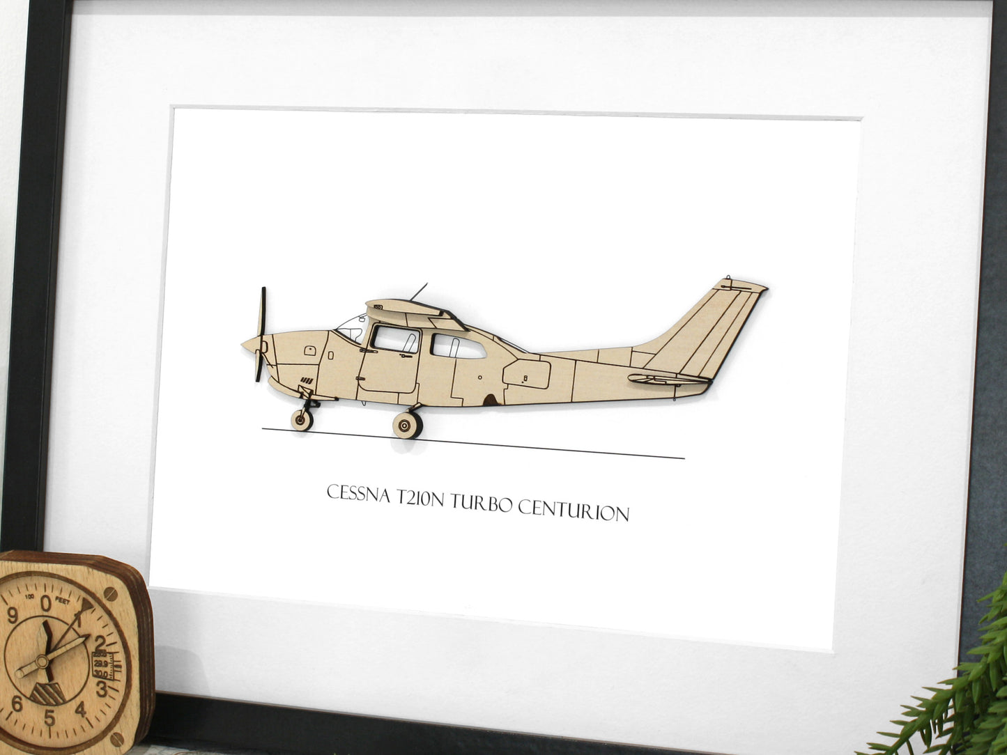 Cessna T210N Turbo Centurion airplane art