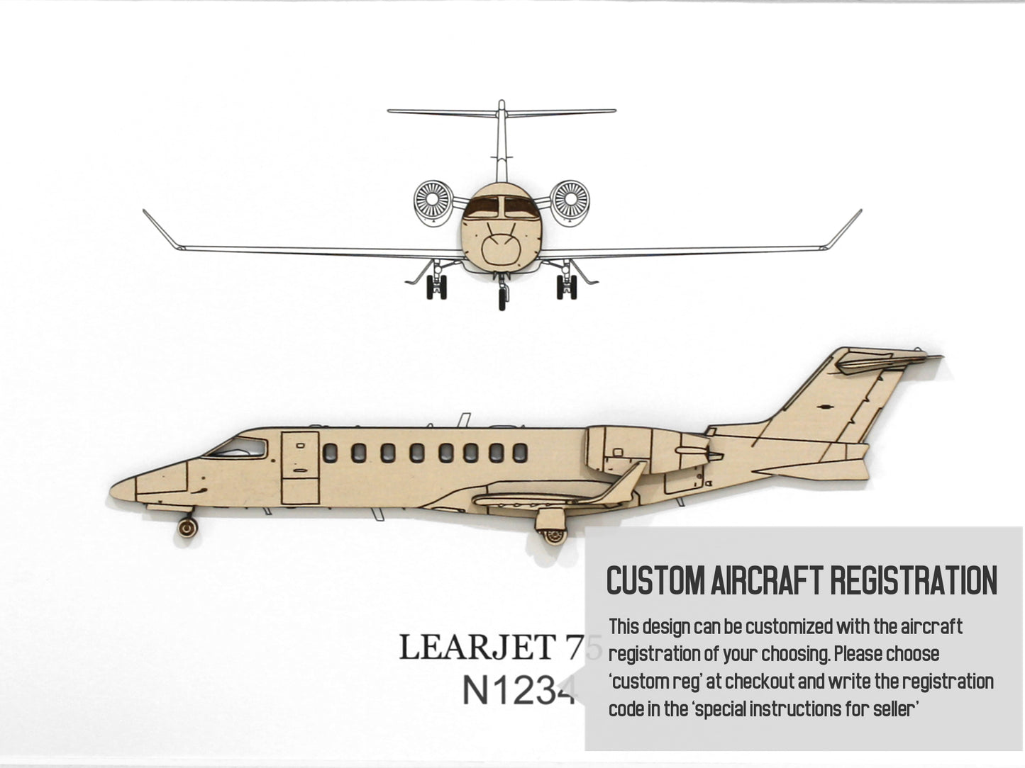Learjet 75 custom aviation gifts