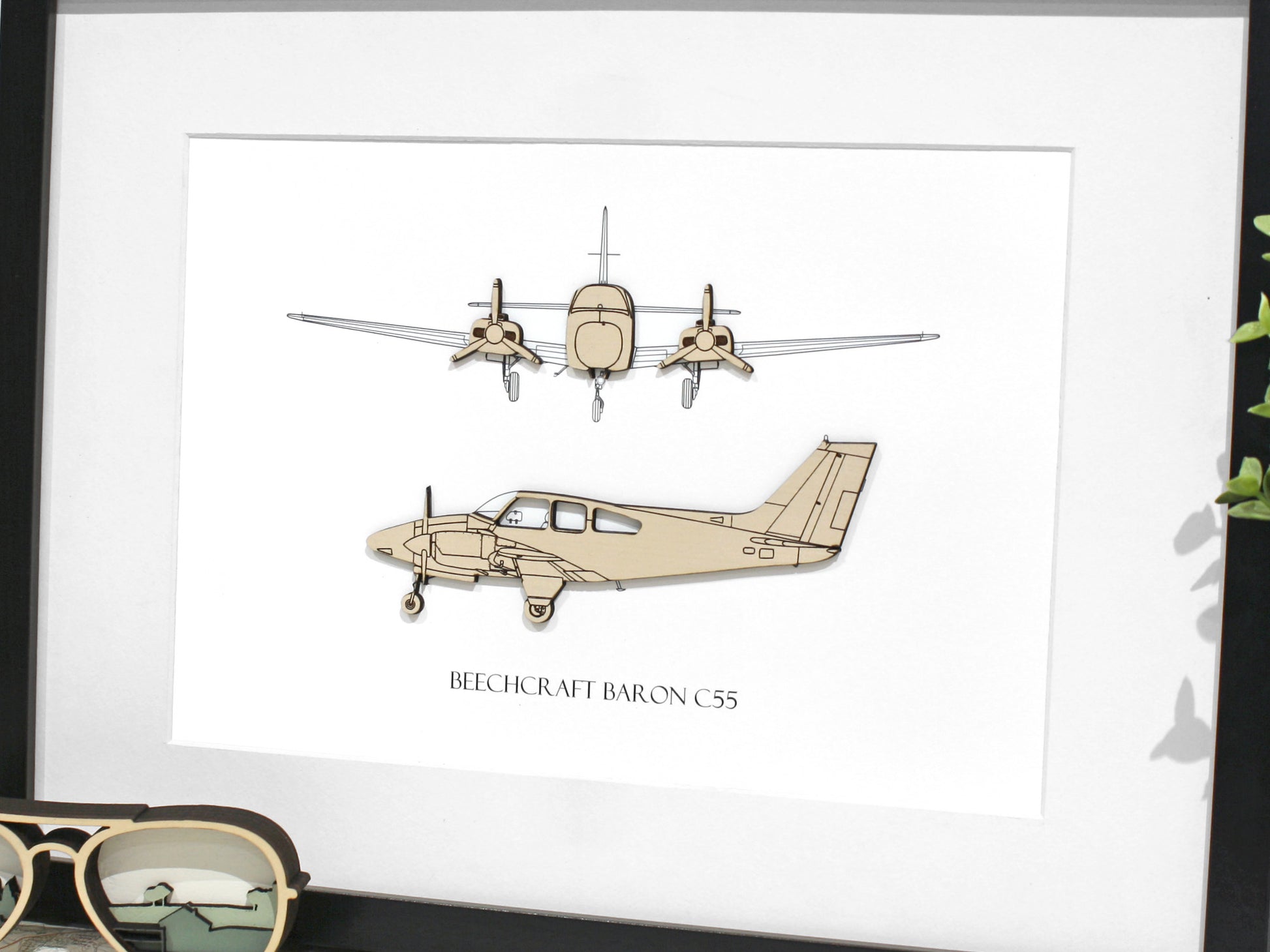 Beechcraft Baron C55 pilot gifts