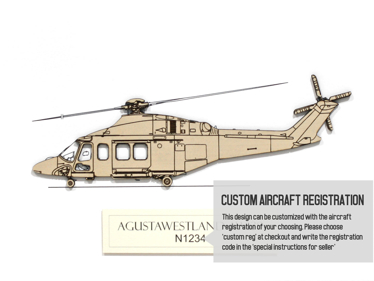 AW139 helicopter art