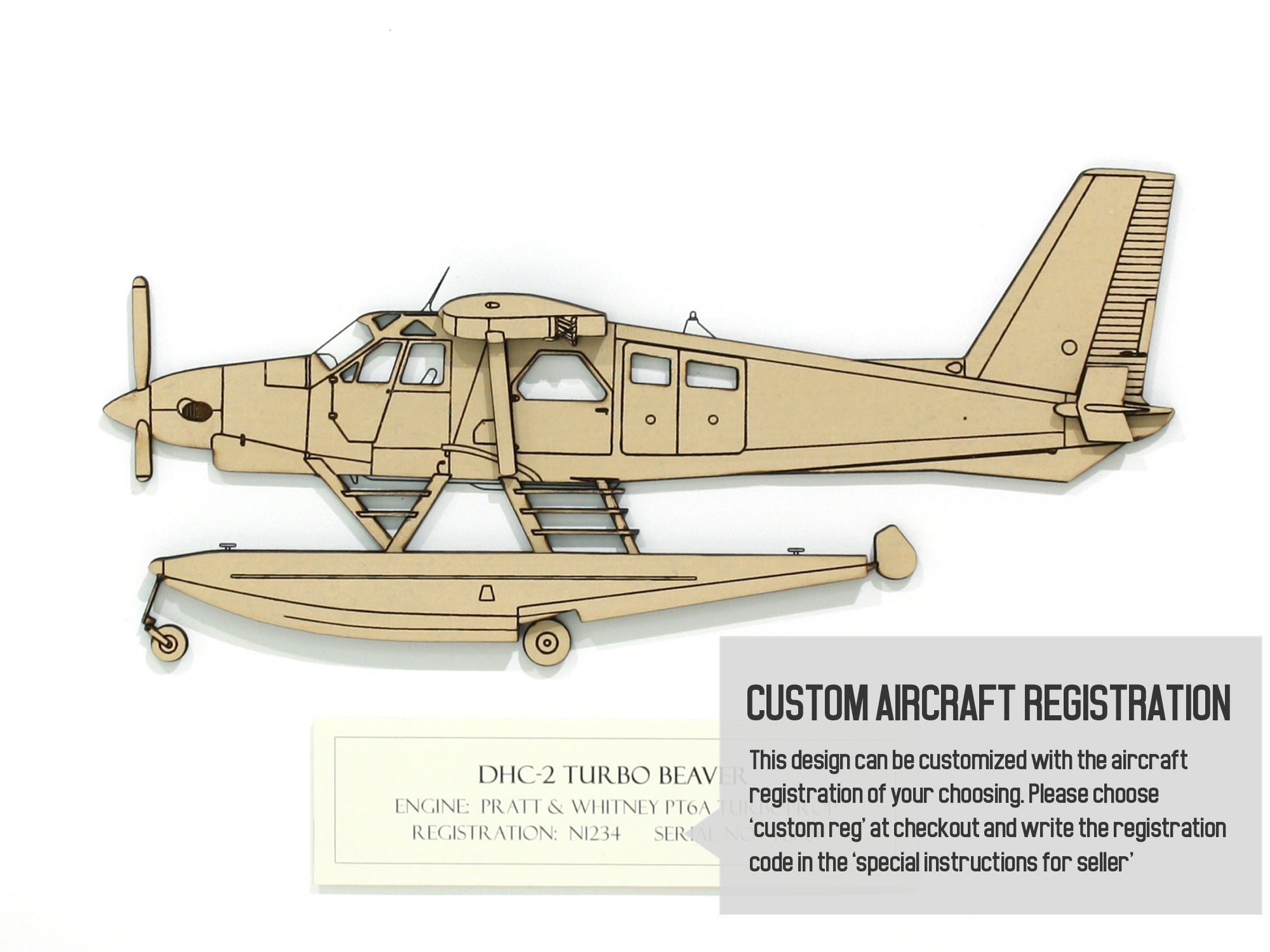 DHC-2 Turbo Beaver custom aviation art