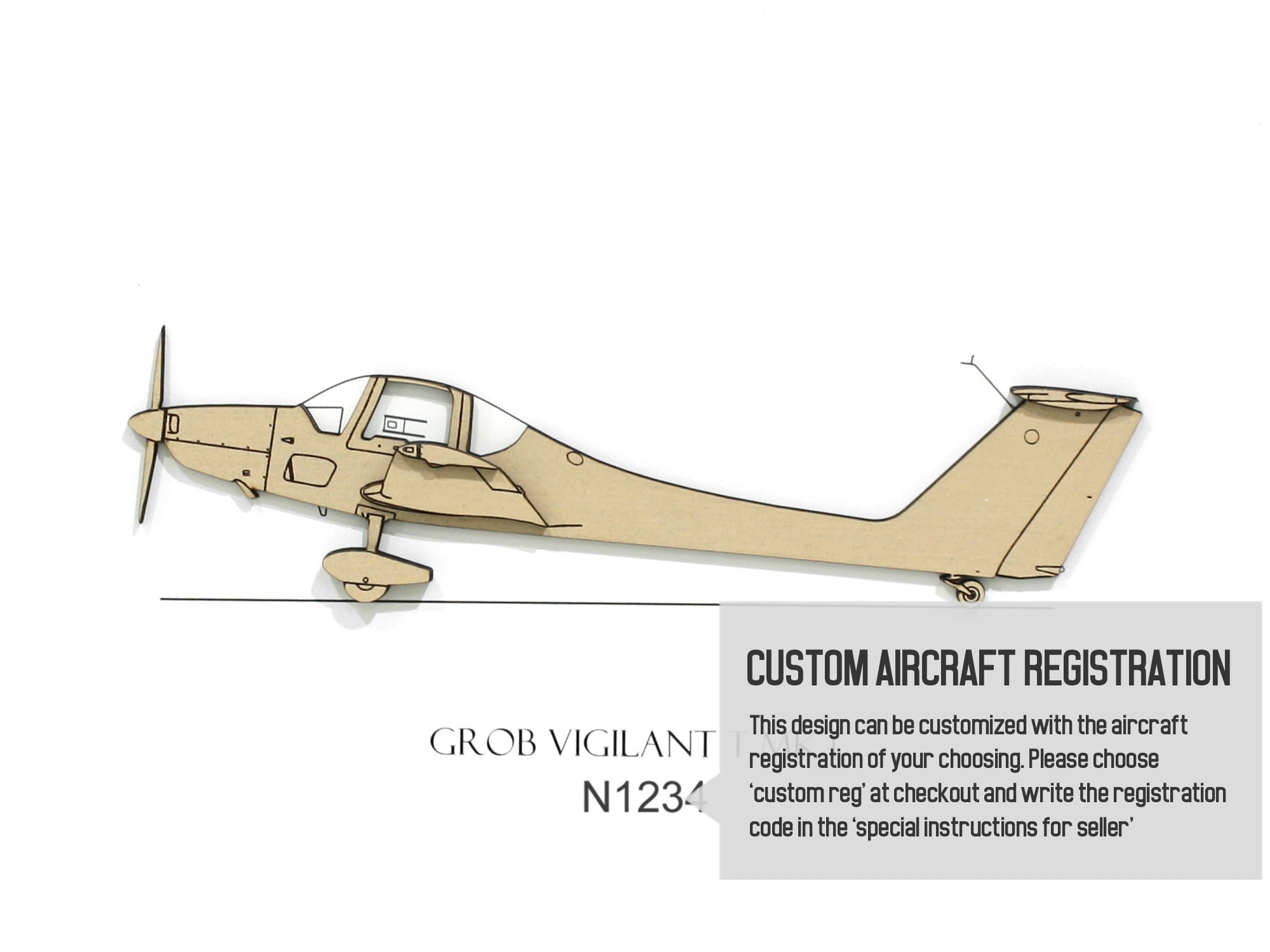 Grob Vigilant T MK1 custom aviation art