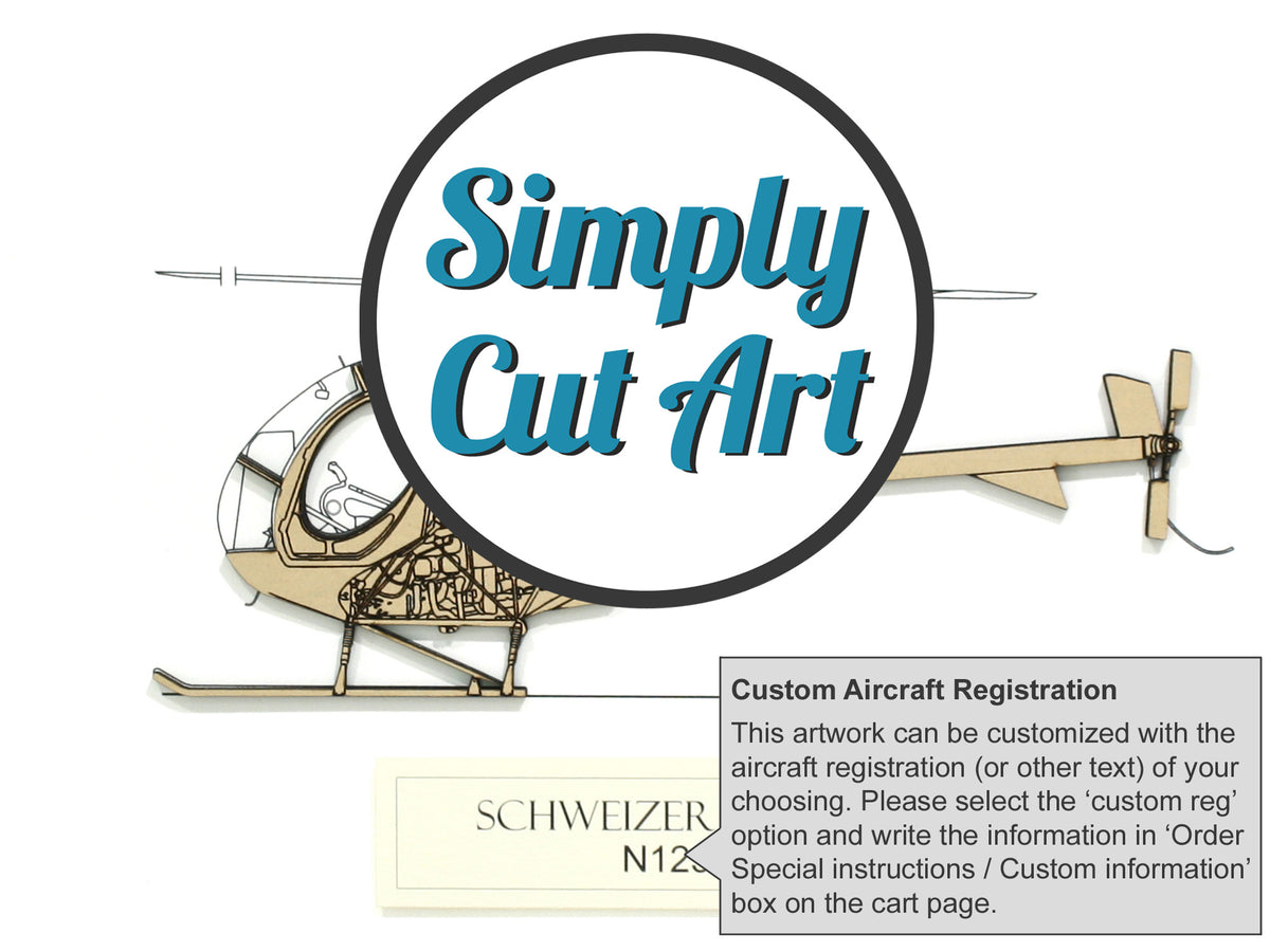 Schweizer 300 CBi Helicopter Art